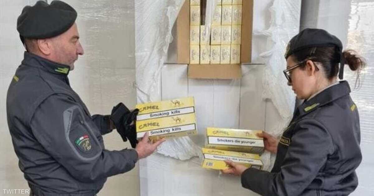 العثور على أكبر مصنع سجائر غير قانوني في إيطاليا