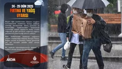 طقس إسطنبول: توقعات الأمطار ليوم الجمعة 24 أكتوبر 2025